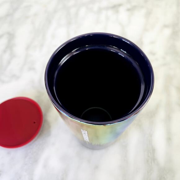 Starbucks 2020 Ceramic Iridescent Aurora Laser Rainbow Metallic 20oz Double Wall - Picture 5 of 6